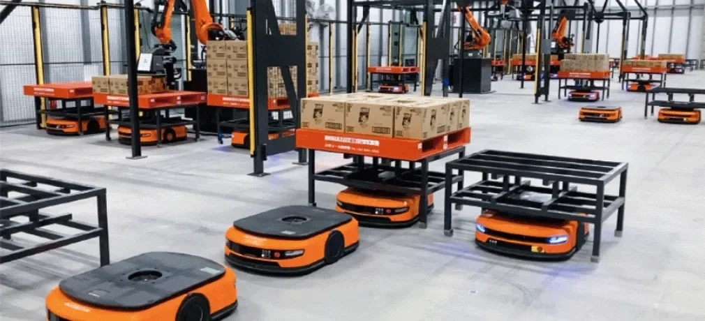 自動倉庫の様子