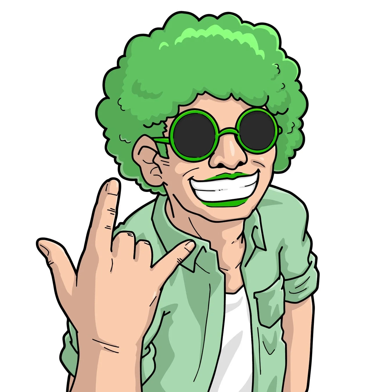 しぶちょー氏のイラスト