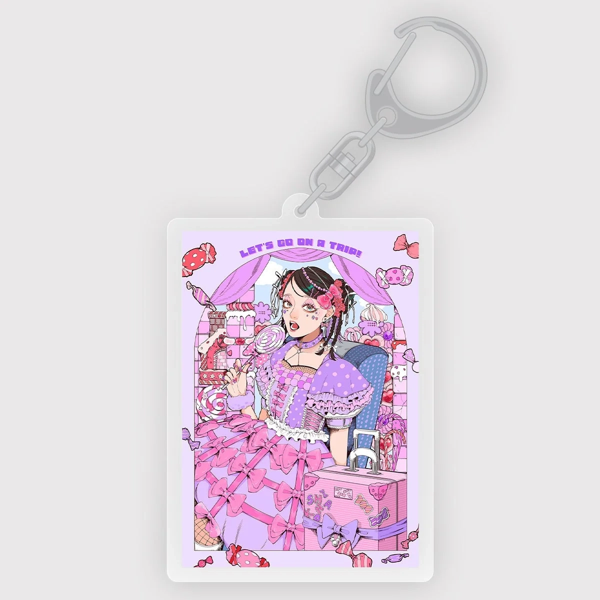 アクリルキーホルダーのイラスト