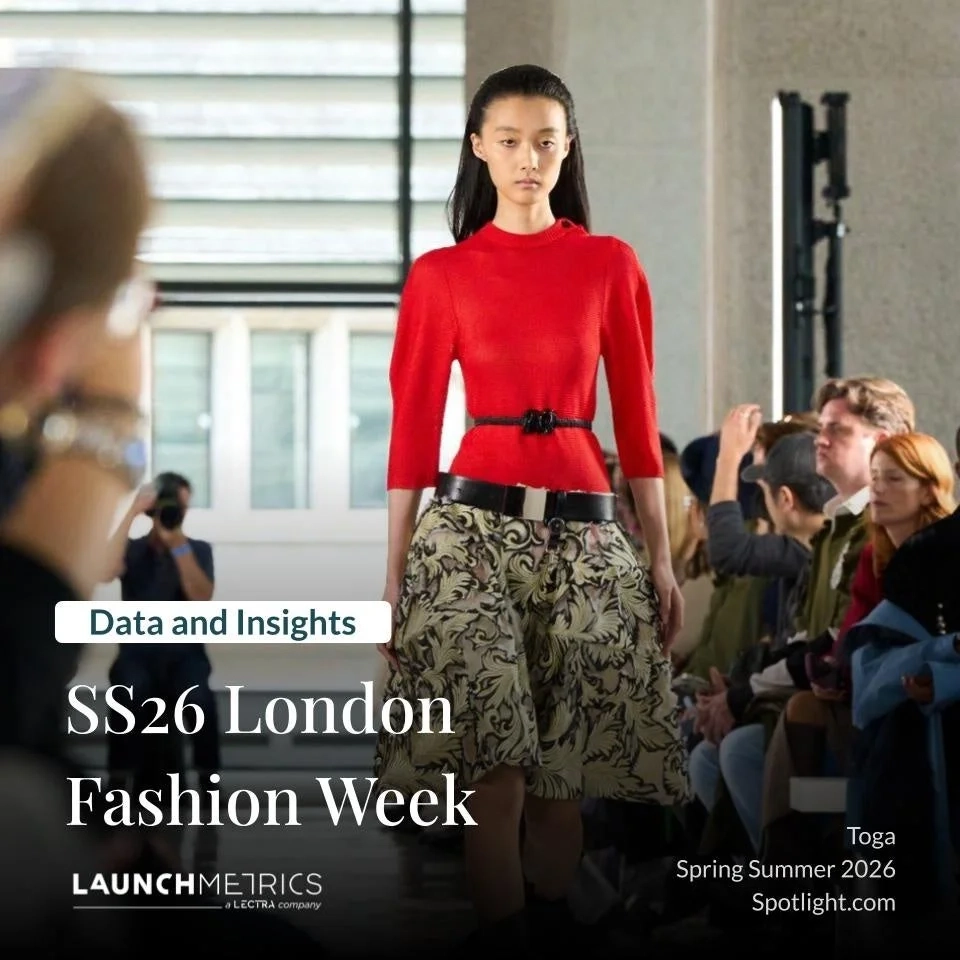 ロンドンファッションウィークのランウェイ