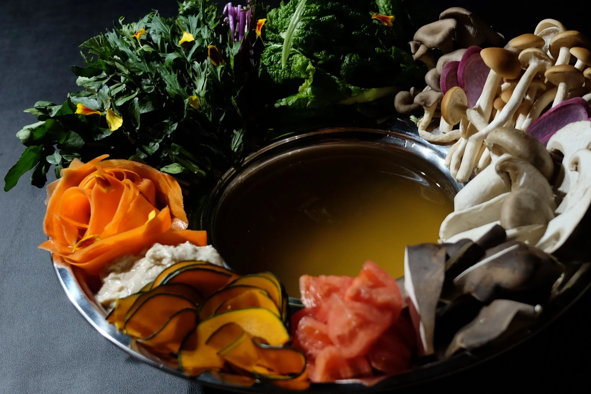 鍋料理用の新鮮な食材