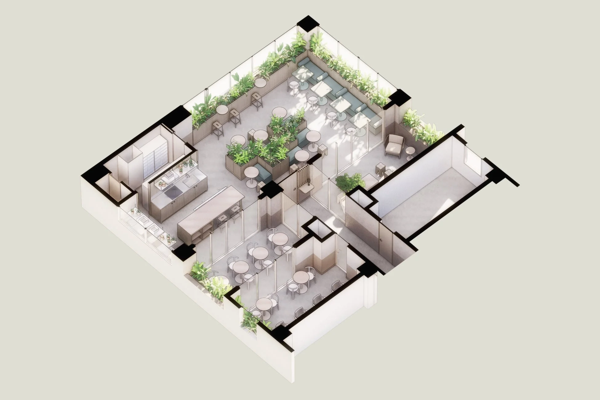 共用部のフロアプラン